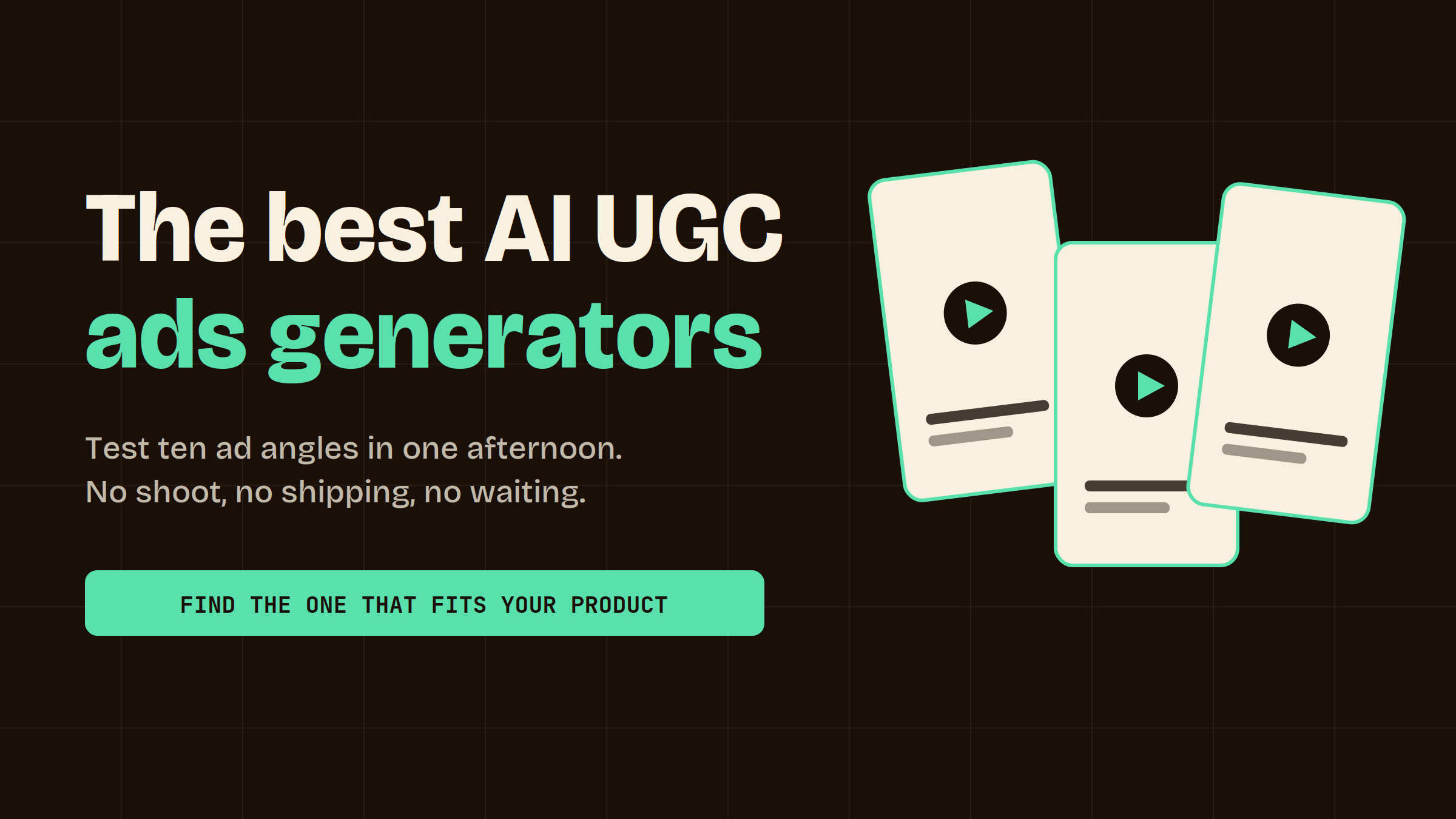 AI UGC Generators